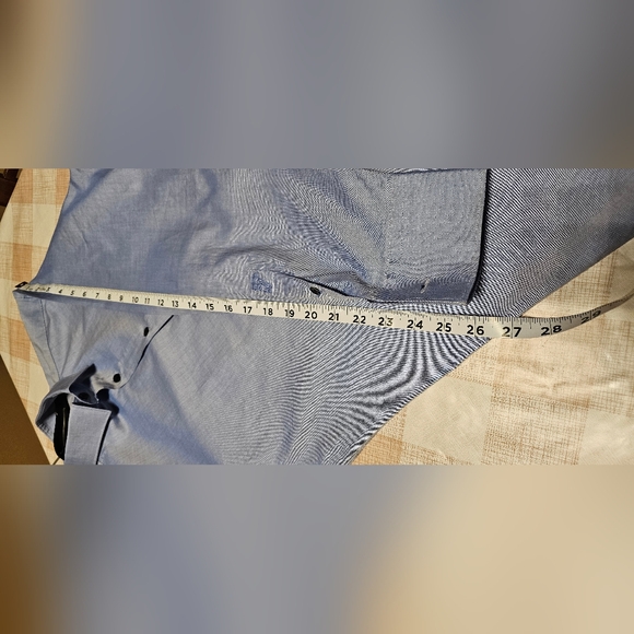 NWOT-Versace Collection Trend Sz.16½  42 Button  Down Shirt Flip Cuff   V-BL - Picture 8 of 15